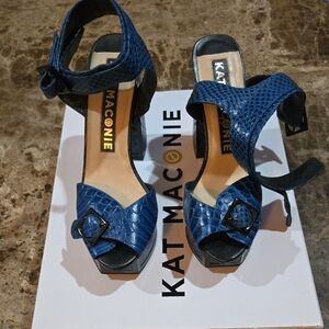 Kat Maconie Blue Women's Heels Sz 39/8.5